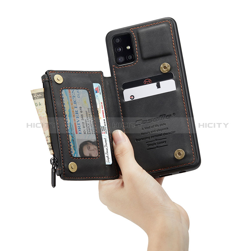 Funda Lujo Cuero Carcasa C01S para Samsung Galaxy A51 4G