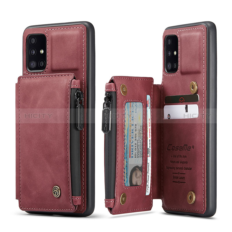 Funda Lujo Cuero Carcasa C01S para Samsung Galaxy A51 4G