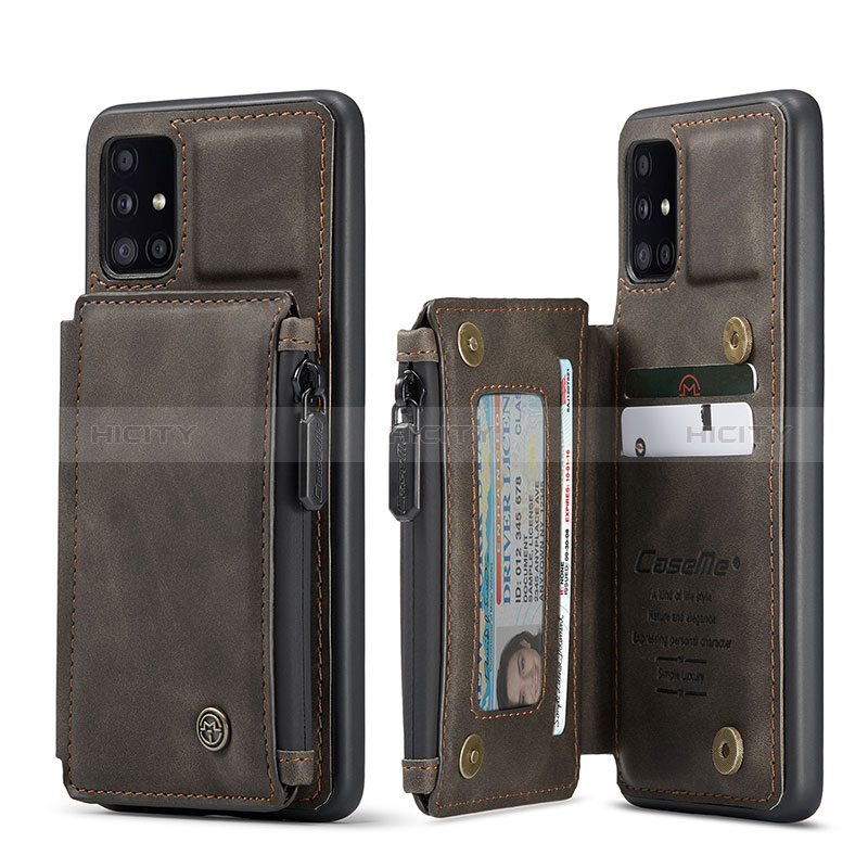 Funda Lujo Cuero Carcasa C01S para Samsung Galaxy A51 5G