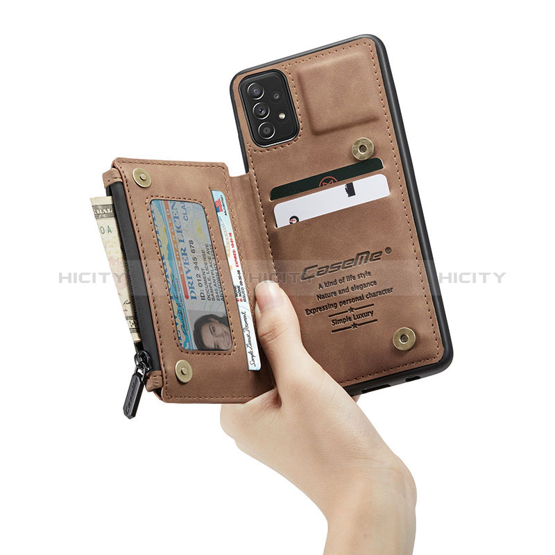 Funda Lujo Cuero Carcasa C01S para Samsung Galaxy A52s 5G