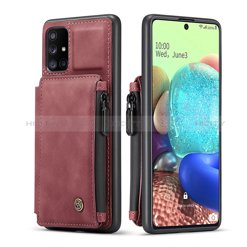 Funda Lujo Cuero Carcasa C01S para Samsung Galaxy A71 5G