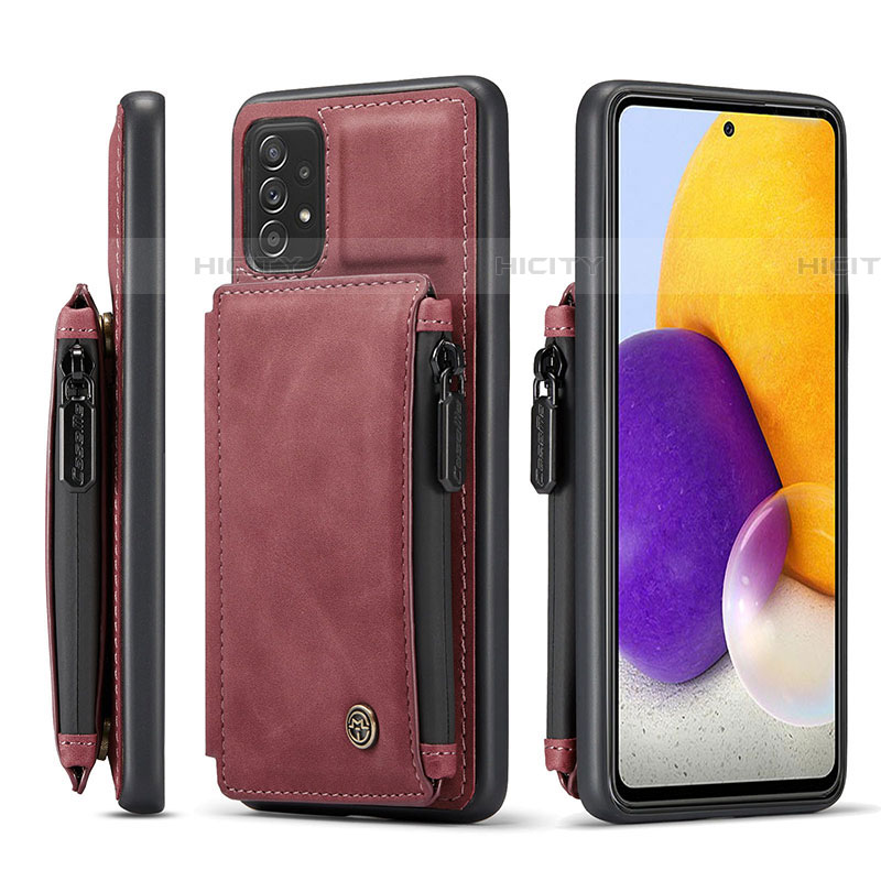 Funda Lujo Cuero Carcasa C01S para Samsung Galaxy A72 5G