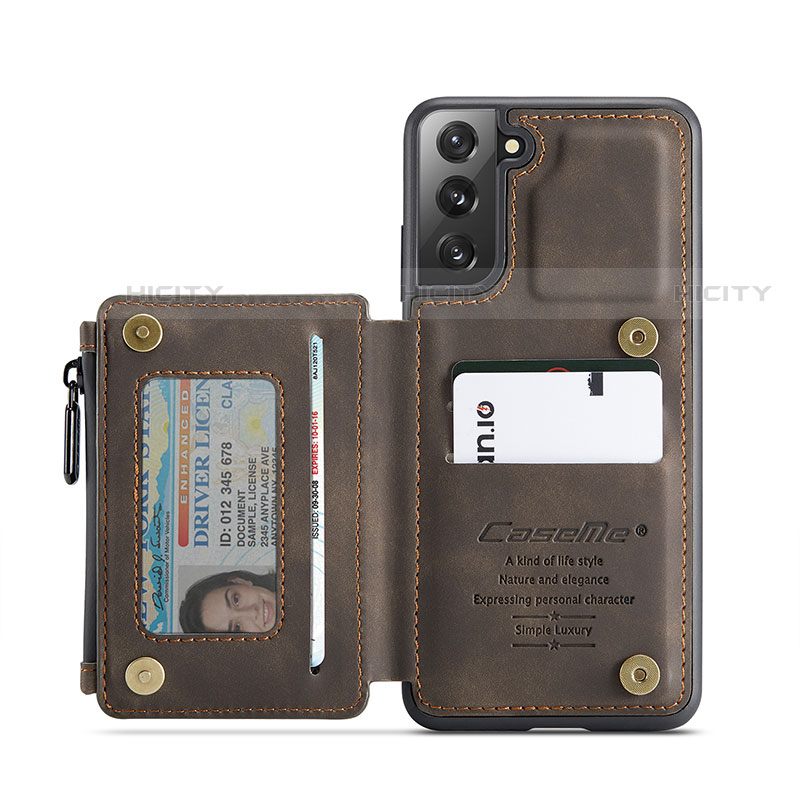 Funda Lujo Cuero Carcasa C01S para Samsung Galaxy S21 FE 5G