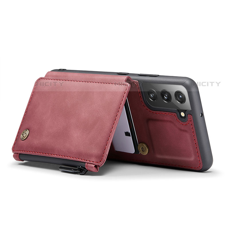 Funda Lujo Cuero Carcasa C01S para Samsung Galaxy S21 Plus 5G