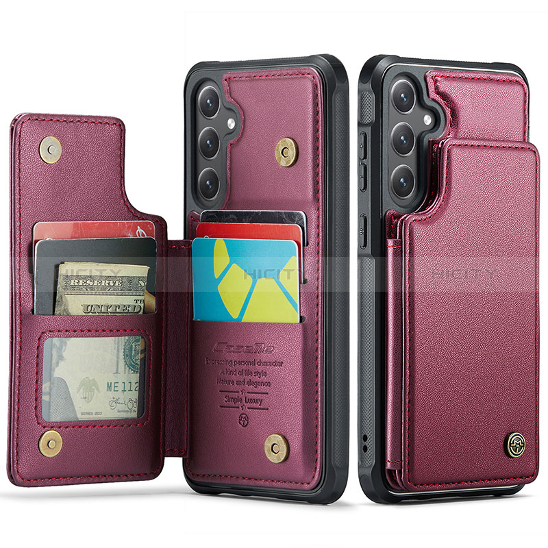 Funda Lujo Cuero Carcasa C01S para Samsung Galaxy S24 5G