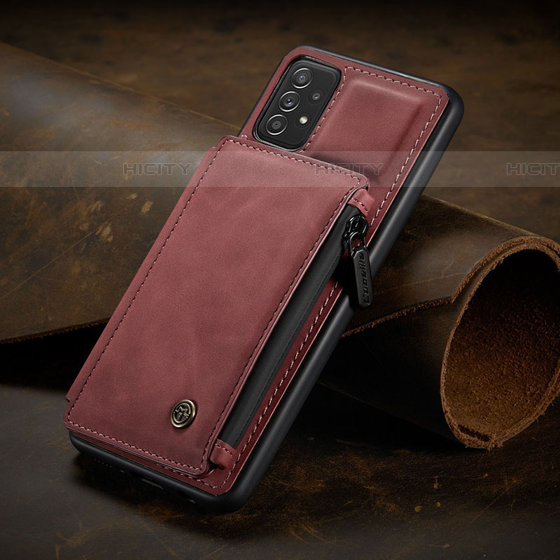 Funda Lujo Cuero Carcasa C02S para Samsung Galaxy A72 5G