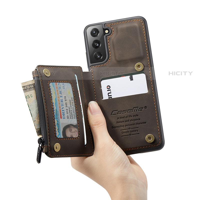 Funda Lujo Cuero Carcasa C02S para Samsung Galaxy S22 Plus 5G