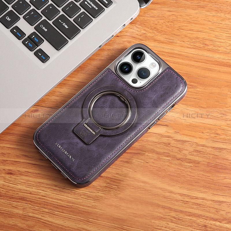 Funda Lujo Cuero Carcasa con Mag-Safe Magnetic JD1 para Apple iPhone 14 Pro