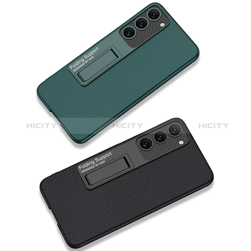 Funda Lujo Cuero Carcasa con Soporte AC1 para Samsung Galaxy S22 5G