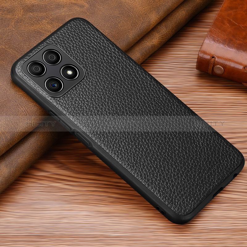 Funda Lujo Cuero Carcasa DL1 para Huawei Honor X30i Negro