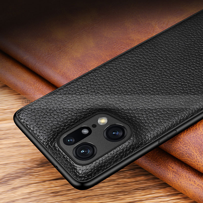 Funda Lujo Cuero Carcasa DL1 para Oppo Find X5 5G