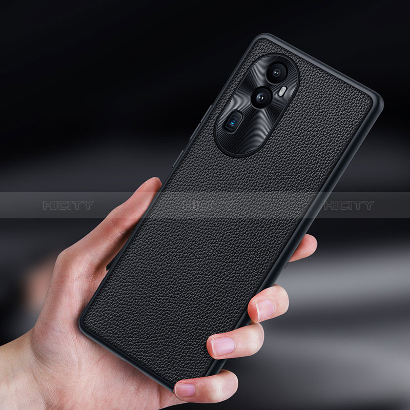 Funda Lujo Cuero Carcasa DL1 para Oppo Reno10 Pro+ Plus 5G