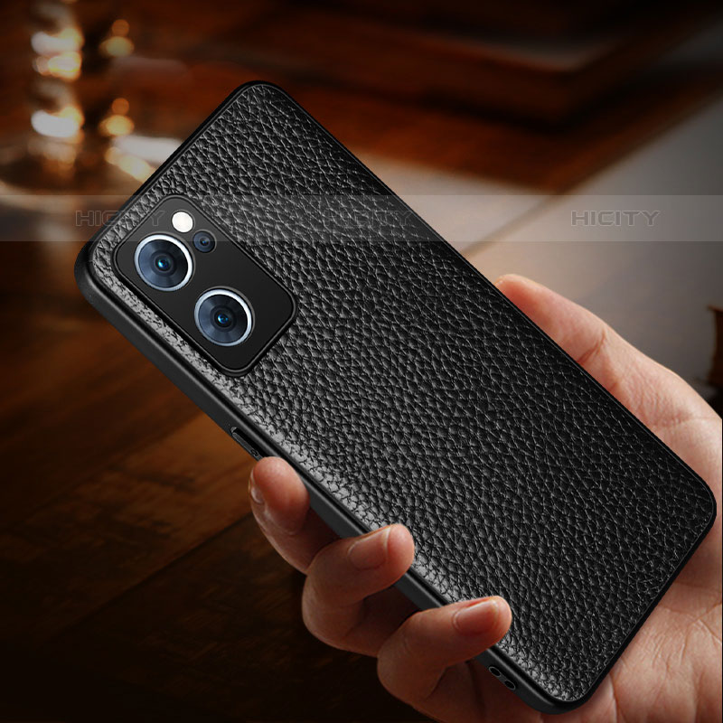 Funda Lujo Cuero Carcasa DL1 para Oppo Reno7 SE 5G