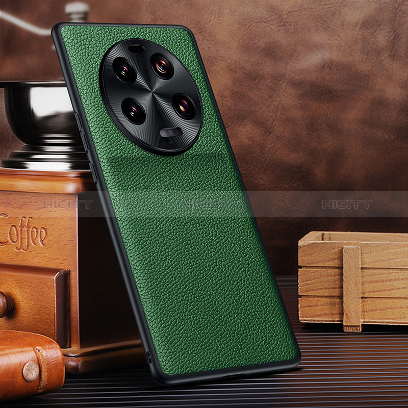 Funda Lujo Cuero Carcasa DL1 para Xiaomi Mi 13 Ultra 5G Verde