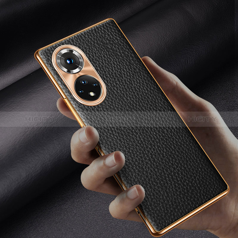 Funda Lujo Cuero Carcasa DL2 para Huawei Honor 50 Pro 5G