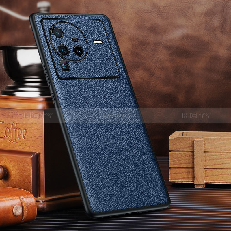 Funda Lujo Cuero Carcasa DL2 para Vivo X80 Pro 5G