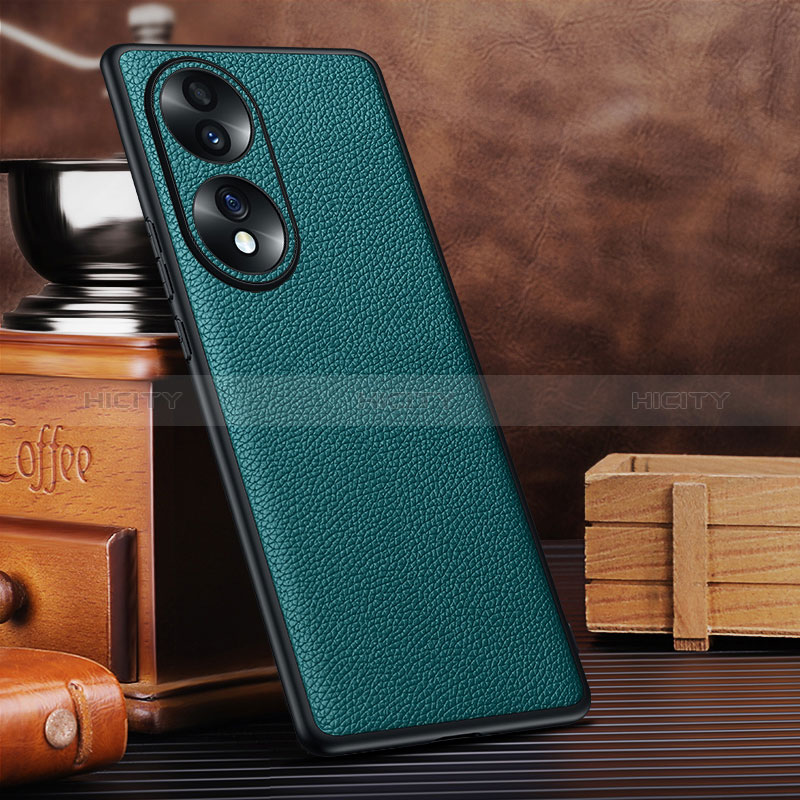 Funda Lujo Cuero Carcasa DL3 para Huawei Honor 70 5G Cian