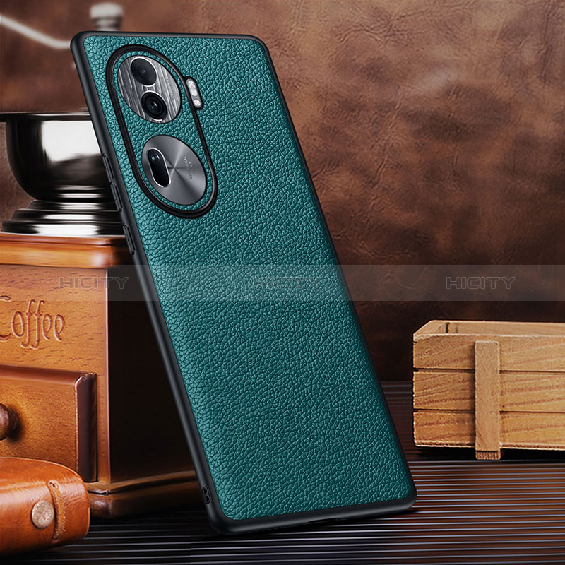 Funda Lujo Cuero Carcasa DL3 para Oppo Reno11 Pro 5G Cian