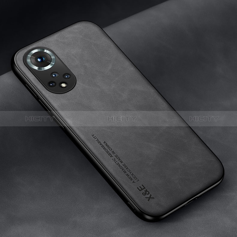 Funda Lujo Cuero Carcasa DY1 para Huawei Honor 50 Pro 5G Negro