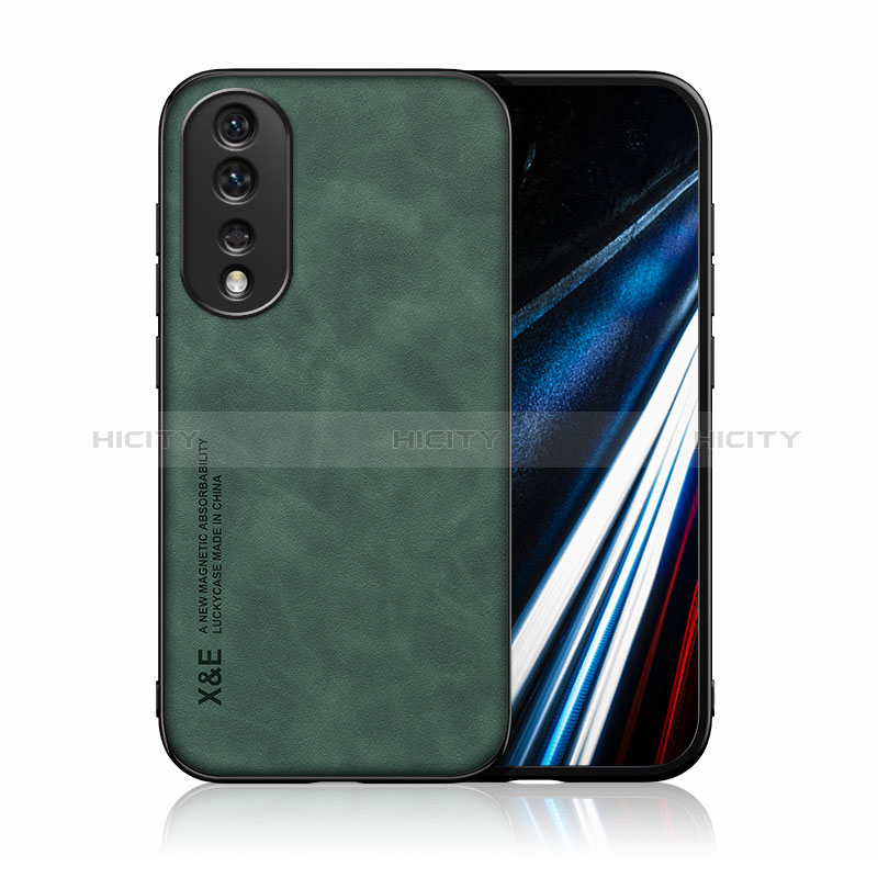 Funda Lujo Cuero Carcasa DY1 para Huawei Honor 80 Pro 5G Verde