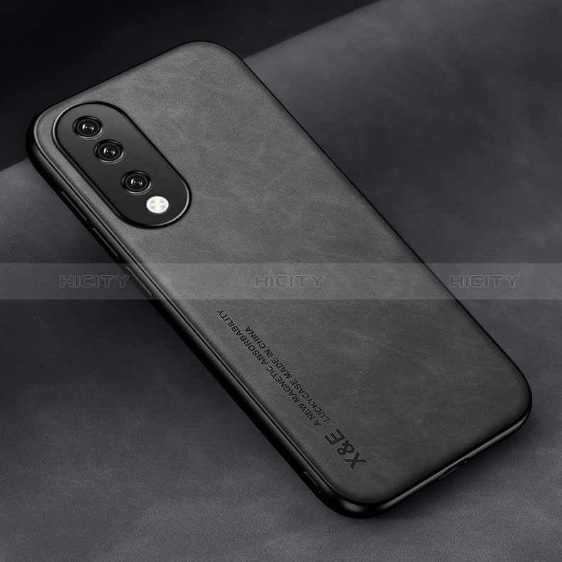 Funda Lujo Cuero Carcasa DY1 para Huawei Honor 90 5G Negro