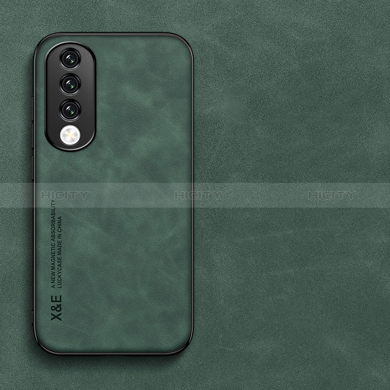 Funda Lujo Cuero Carcasa DY1 para Huawei Honor 90 Pro 5G Verde