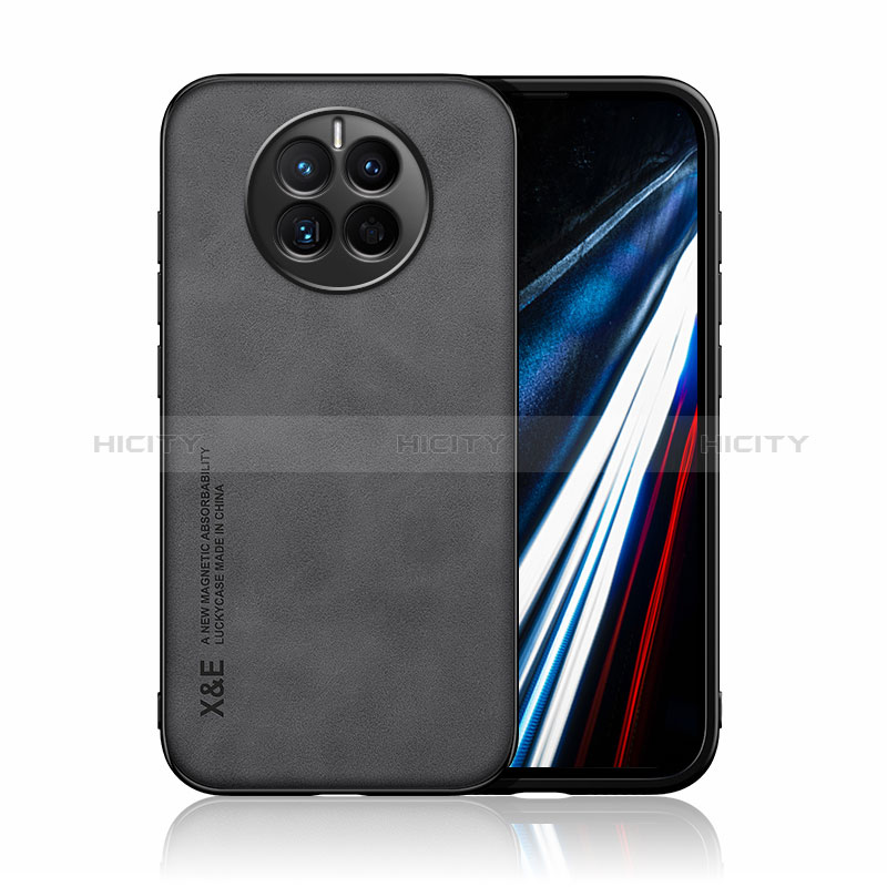 Funda Lujo Cuero Carcasa DY1 para Huawei Mate 50 Negro