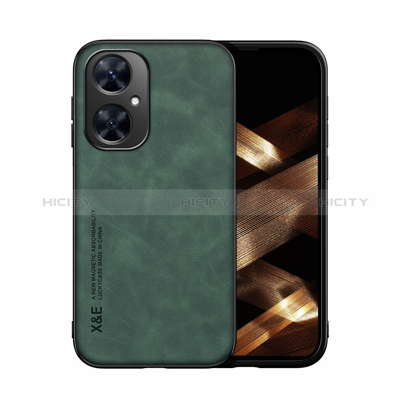 Funda Lujo Cuero Carcasa DY1 para Huawei Nova 11i Verde