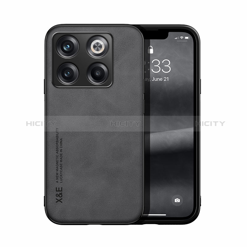 Funda Lujo Cuero Carcasa DY1 para OnePlus 10T 5G Negro