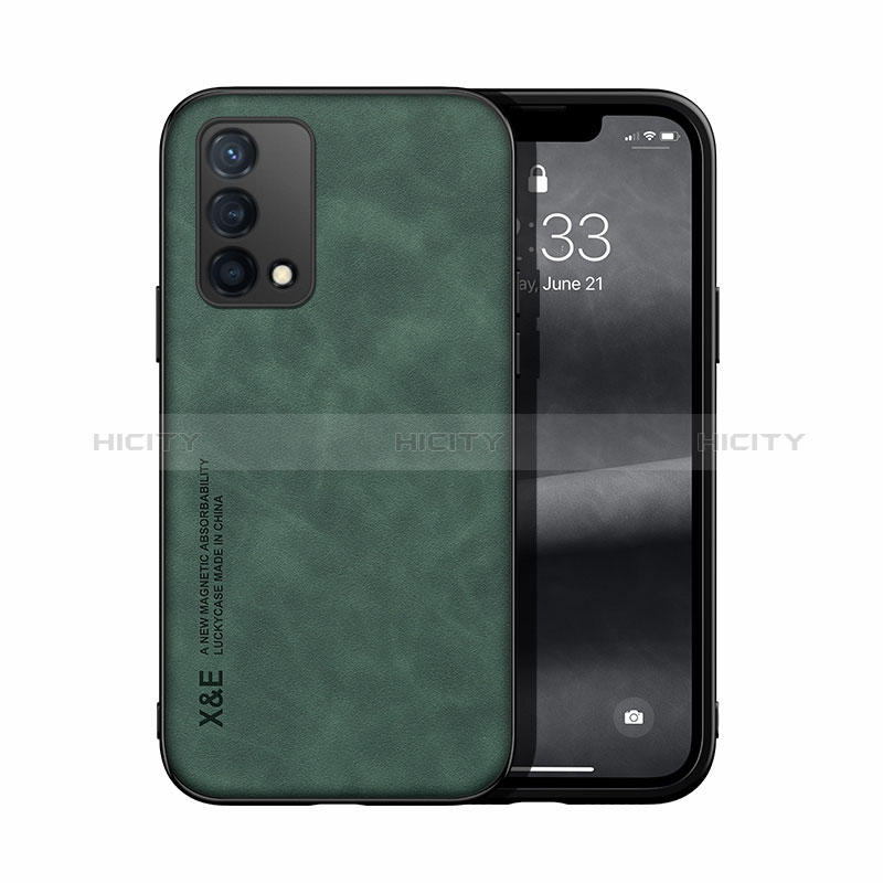 Funda Lujo Cuero Carcasa DY1 para Oppo F19s Verde