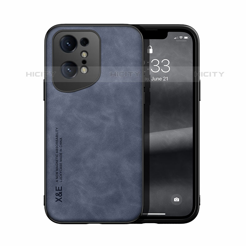 Funda Lujo Cuero Carcasa DY1 para Oppo Find X5 Pro 5G