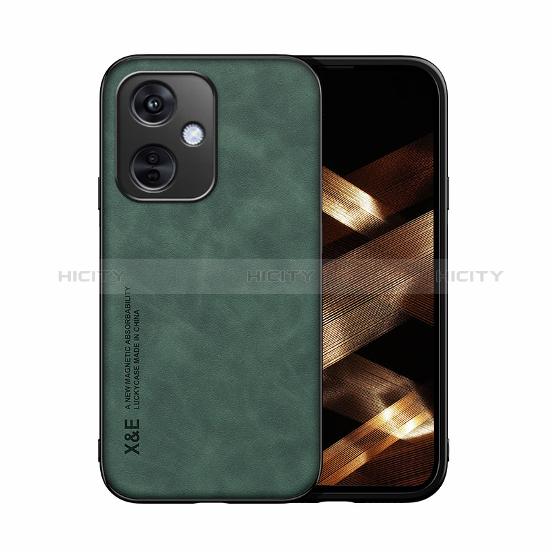 Funda Lujo Cuero Carcasa DY1 para Oppo K11 5G Verde