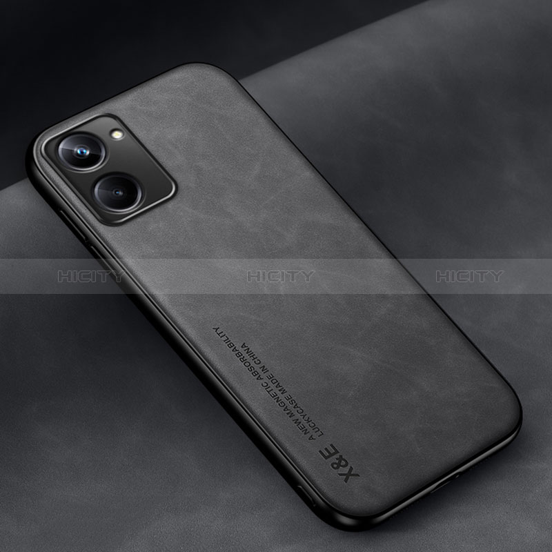 Funda Lujo Cuero Carcasa DY1 para Realme 10 4G Negro