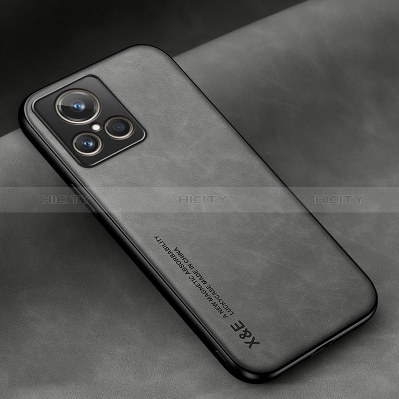 Funda Lujo Cuero Carcasa DY1 para Realme GT2 Master Explorer Gris