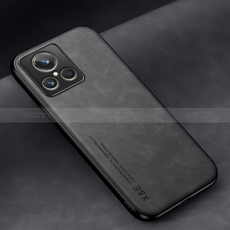 Funda Lujo Cuero Carcasa DY1 para Realme GT2 Master Explorer Negro