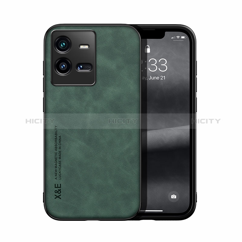 Funda Lujo Cuero Carcasa DY1 para Vivo iQOO 10 Pro 5G Verde