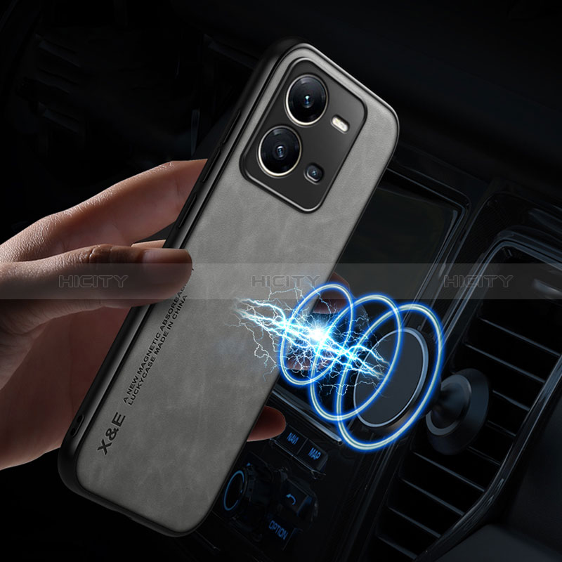 Funda Lujo Cuero Carcasa DY1 para Vivo X80 Lite 5G