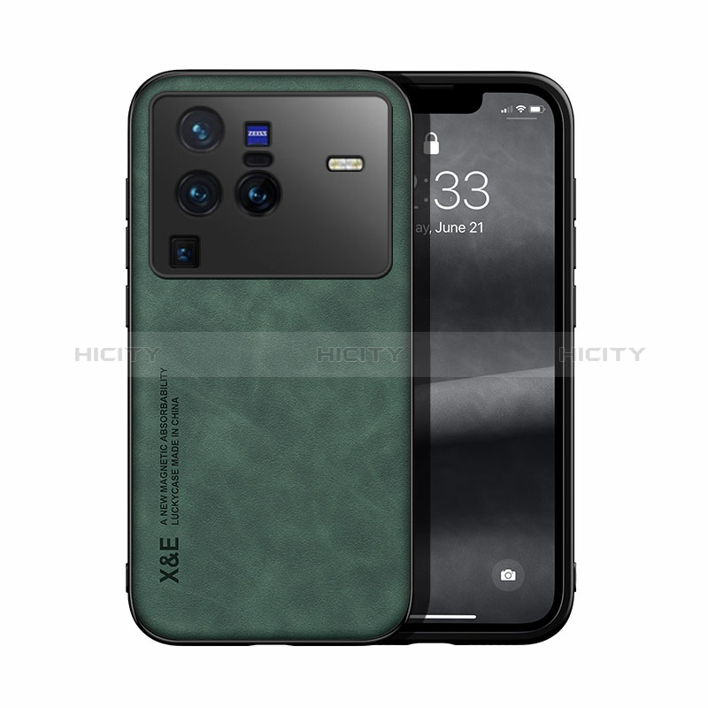 Funda Lujo Cuero Carcasa DY1 para Vivo X80 Pro 5G