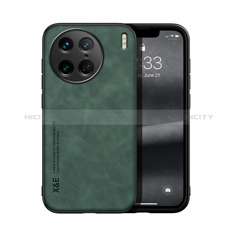 Funda Lujo Cuero Carcasa DY1 para Vivo X90 Pro 5G Verde