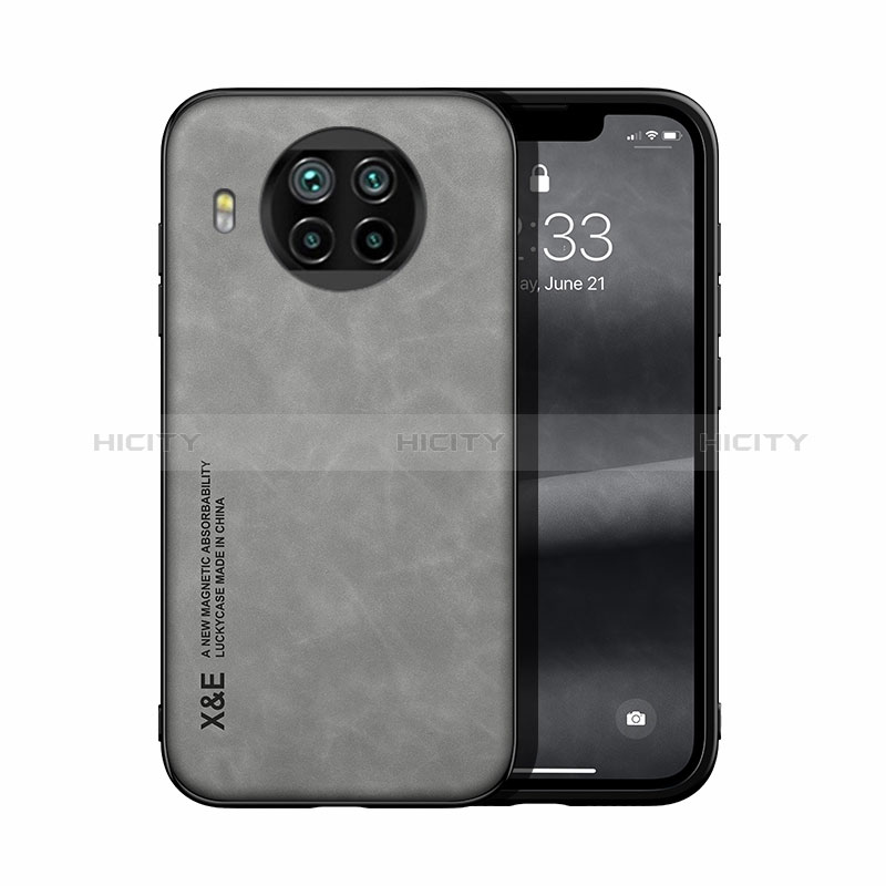 Funda Lujo Cuero Carcasa DY1 para Xiaomi Mi 10i 5G Gris