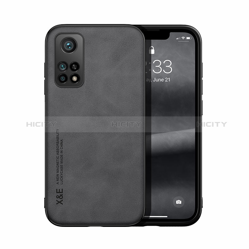 Funda Lujo Cuero Carcasa DY1 para Xiaomi Mi 10T Pro 5G Negro