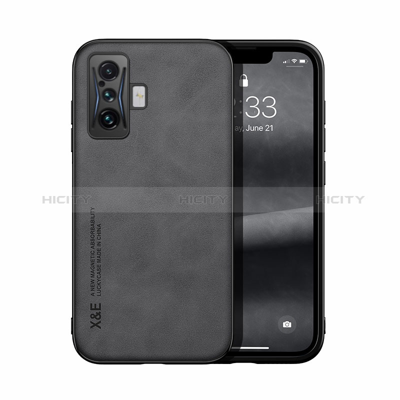 Funda Lujo Cuero Carcasa DY1 para Xiaomi Poco F4 GT 5G Negro