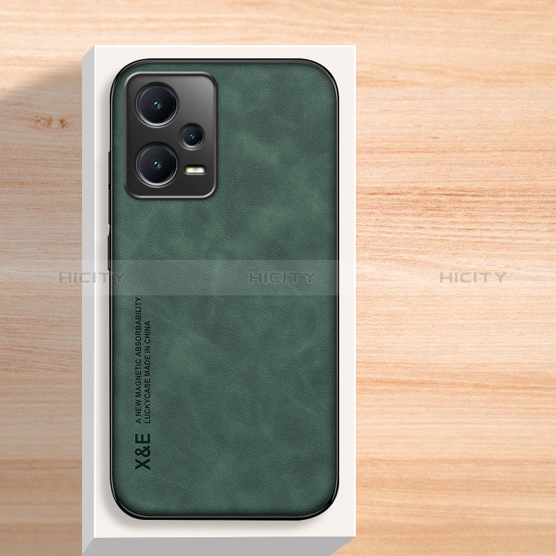 Funda Lujo Cuero Carcasa DY1 para Xiaomi Poco X5 5G Verde