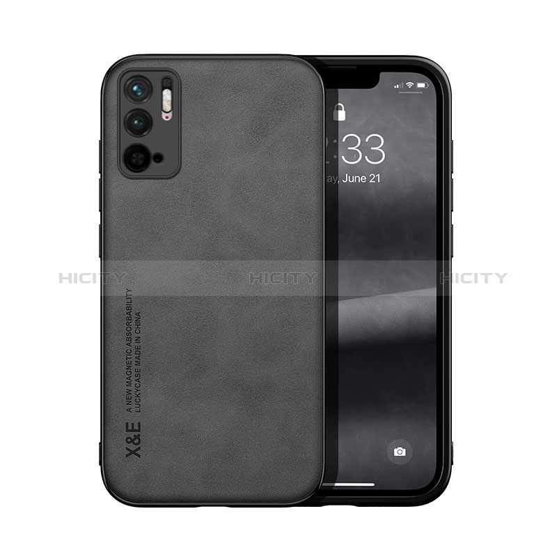 Funda Lujo Cuero Carcasa DY1 para Xiaomi Redmi Note 10T 5G Negro