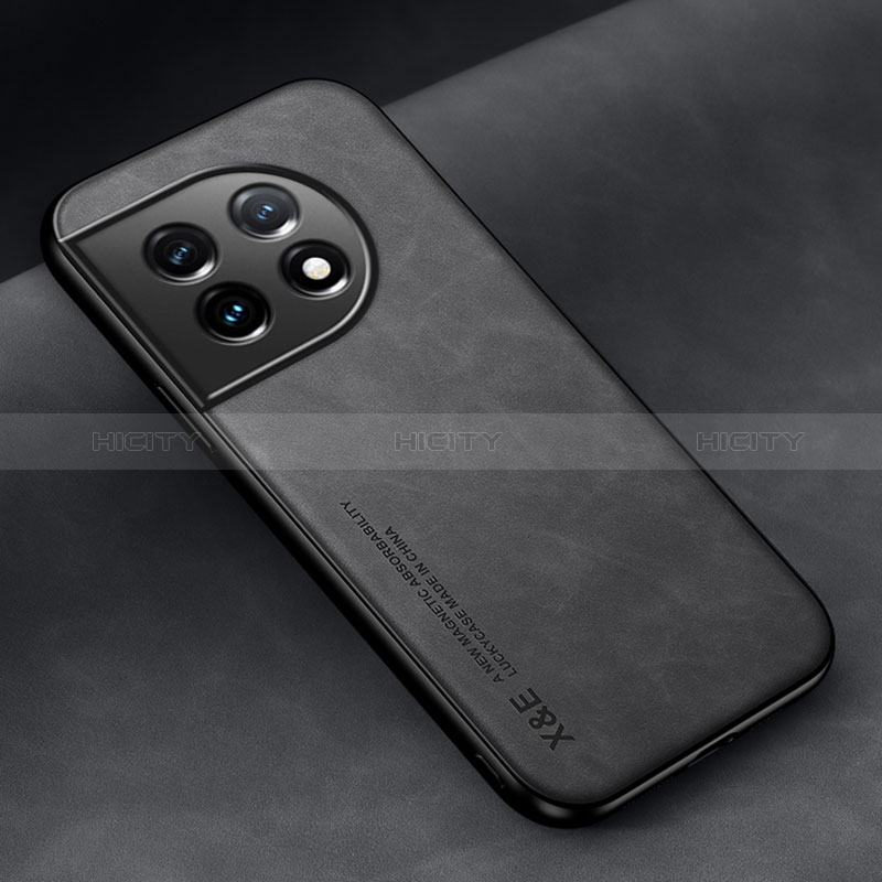 Funda Lujo Cuero Carcasa DY2 para OnePlus 11 5G Negro