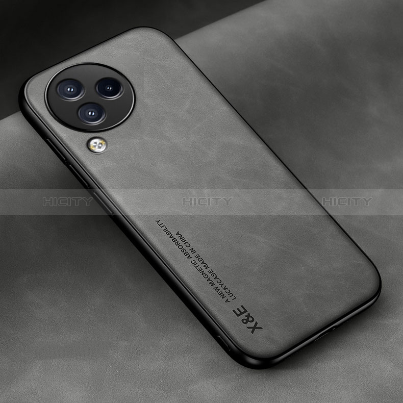 Funda Lujo Cuero Carcasa DY2 para Xiaomi Civi 3 5G Gris