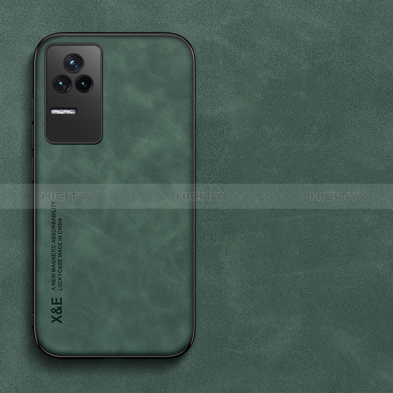 Funda Lujo Cuero Carcasa DY2 para Xiaomi Poco F4 5G Verde