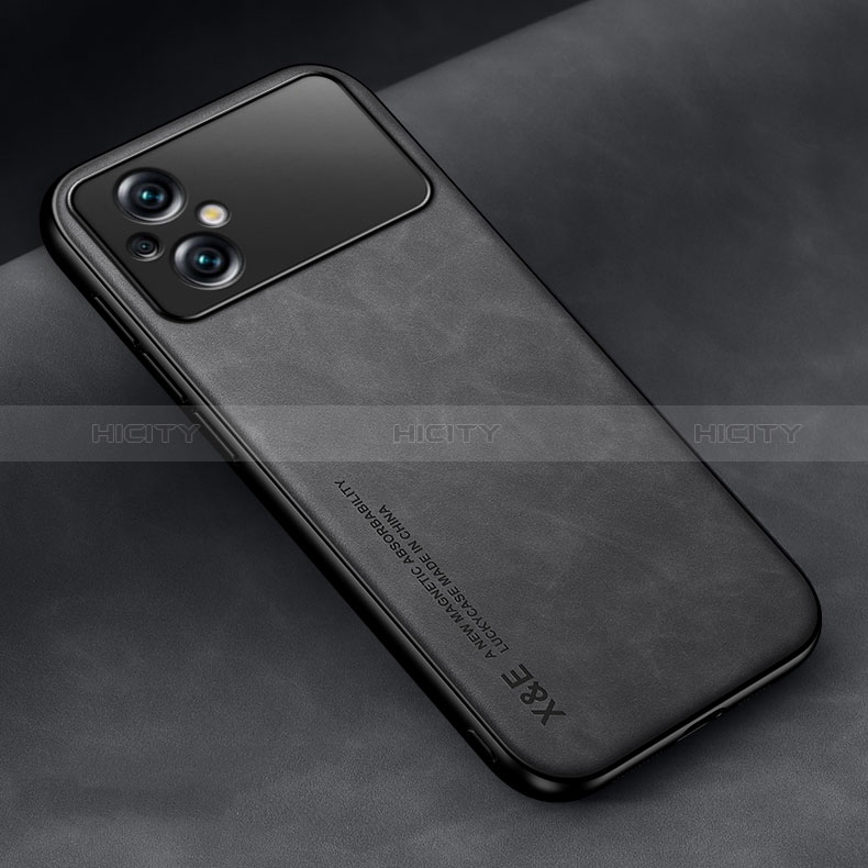 Funda Lujo Cuero Carcasa DY2 para Xiaomi Poco M5 4G Negro