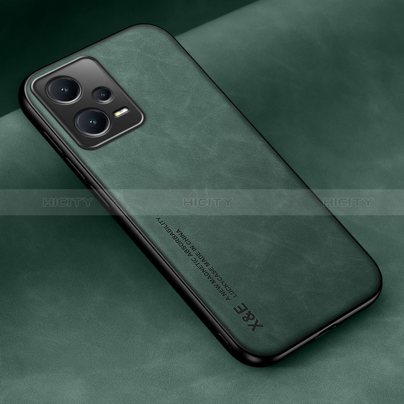 Funda Lujo Cuero Carcasa DY2 para Xiaomi Redmi Note 12 Pro 5G Verde