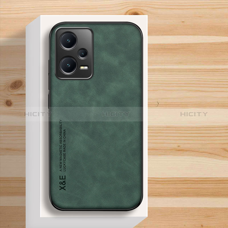 Funda Lujo Cuero Carcasa DY2 para Xiaomi Redmi Note 12 Pro+ Plus 5G Verde